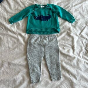 High-end European brand baby sweater and pants